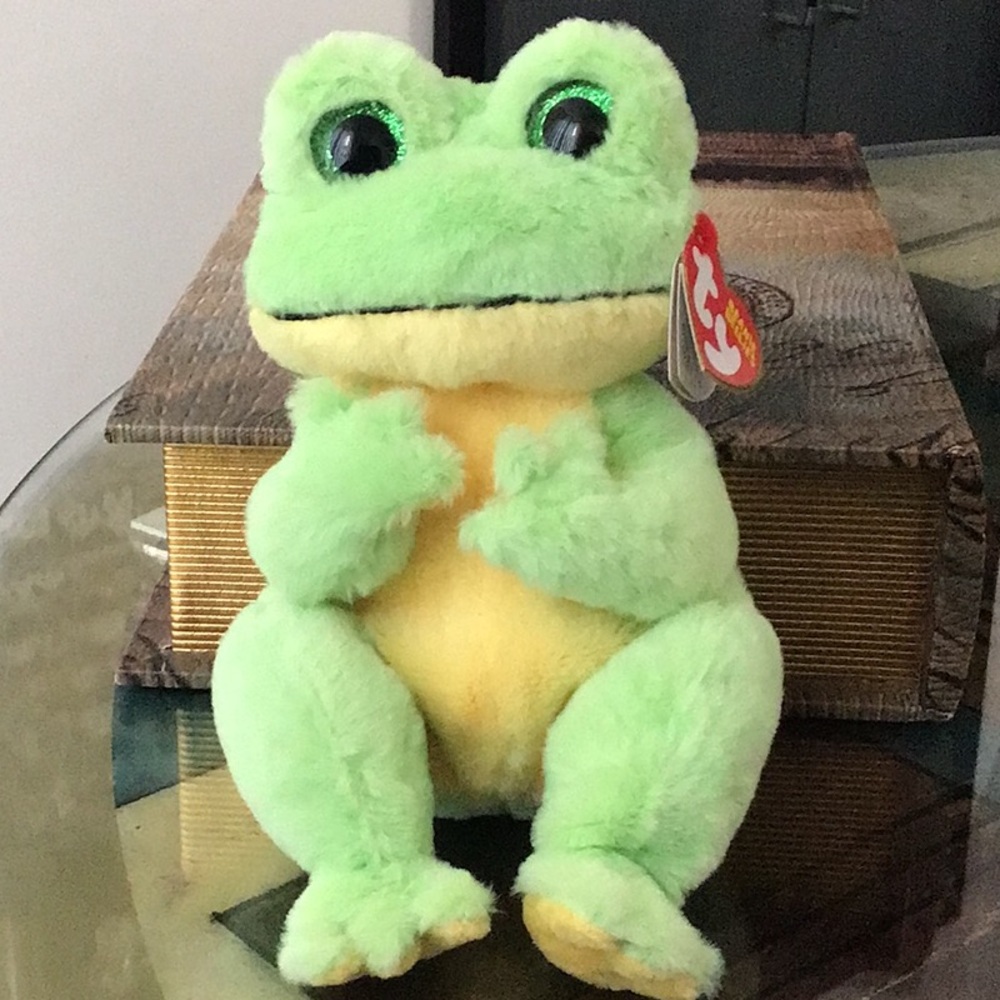 TY BEANIE BELLIES SNAPPER THE FROG